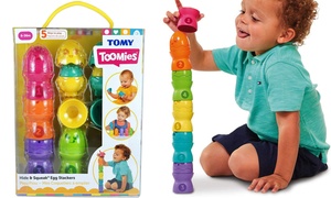 Tomy Toomies Hide and Squeak Big Egg Stackers