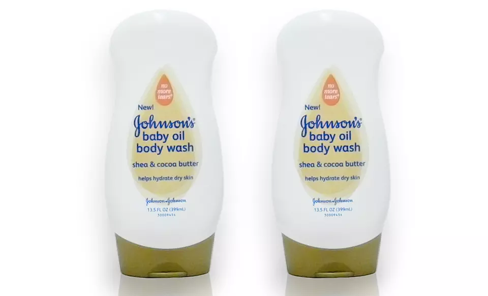 2-Pack Johnson & Johnson Baby Oil Body Wash with Shea and Cocoa Butters; 13.5 Fl. Oz. Bottles - Primary Image