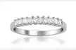 14-Karat Gold and Diamond Wedding Band (Up to 57% Off). Multiple Styles and Sizes Available. Free Shipping and Returns. - Image 3