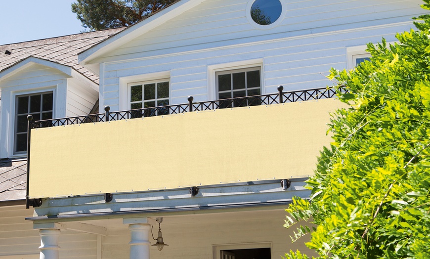 Image 9: Protective Balcony Windscreen