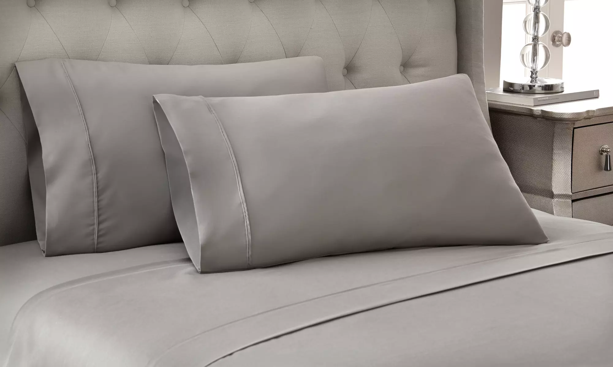 800-Thread Count Hotel New York Egyptian Cotton-Rich 4-Piece Sheet Set - Primary Image