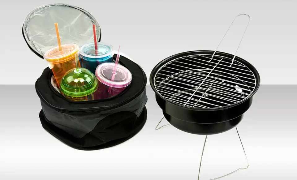 $11.99 for a Chill N Grill Portable Barbecue and Cooler ($49.99 List Price). Free Returns. - Second Medium