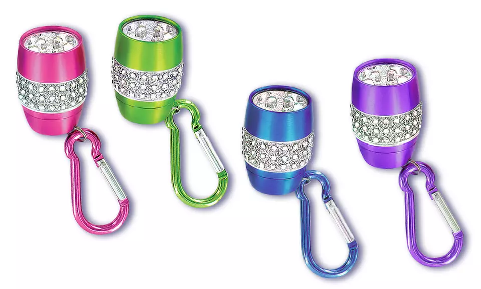 Lady Nugget Bling Rhinestone Flashlight Set (4-Piece) - Primary Image