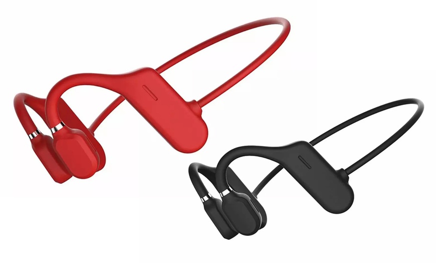Image 11: Wireless Sport Bluetooth Air Bone Conduction Headphone