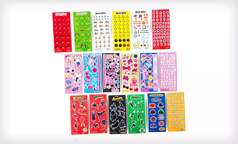 $9 for Kids' Electric Toothbrush with Angry Birds, Barbie, or Justice League Stickers ($19.99 List Price). Free Returns. - Second Medium