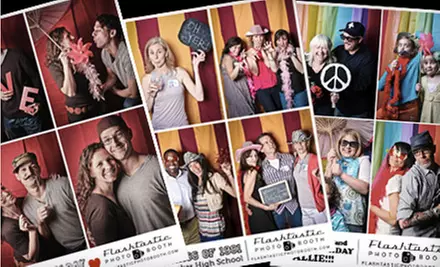 Two-, Three-, or Four-Hour Photo-Booth Rental from Flashtastic Photo Booth - Primary Image