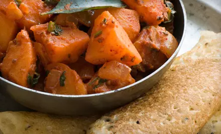 Three-Course Indian Meal for Two or $8 for $16 Worth of Vegetarian Indian Fare at Banana Leaf - Primary Image