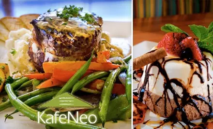 $10 for $20 Worth Of Modern Greek Fare and Drinks at KafeNeo in Long Beach - Primary Image