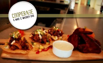 $15 for $30 Worth of Southern Cuisine, Wine, and Spirits at Cooperage in Center City - Primary Image