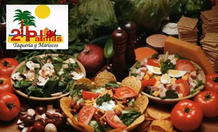 $7 for $15 Worth of Mexican Cuisine and Drinks at Taqueria 2 Palmas - Primary Image
