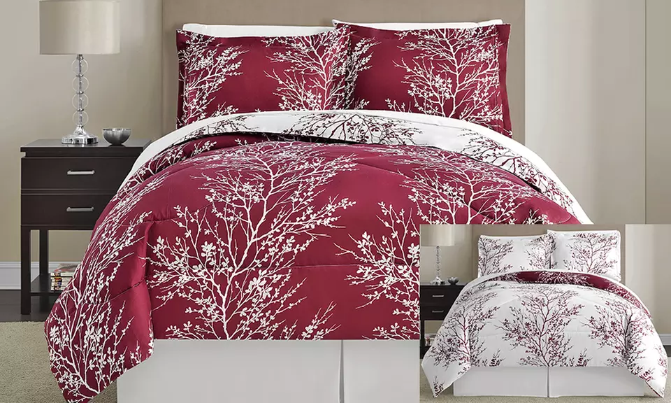 Reversible Leaf Bed in a Bag Set with Sheets (8-Piece) - Primary Image