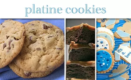 $12 for $25 Worth of Cookies, Brownies, and Delicious Desserts at Platine Cookies - Primary Image