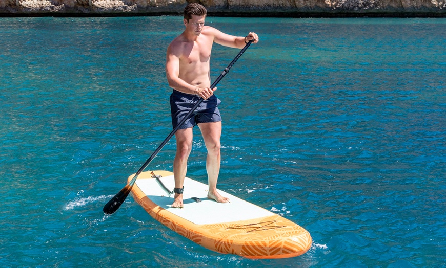 Image 9: InnovaGoods aufblasbares 2-in-1 Paddle-Board „Siros"