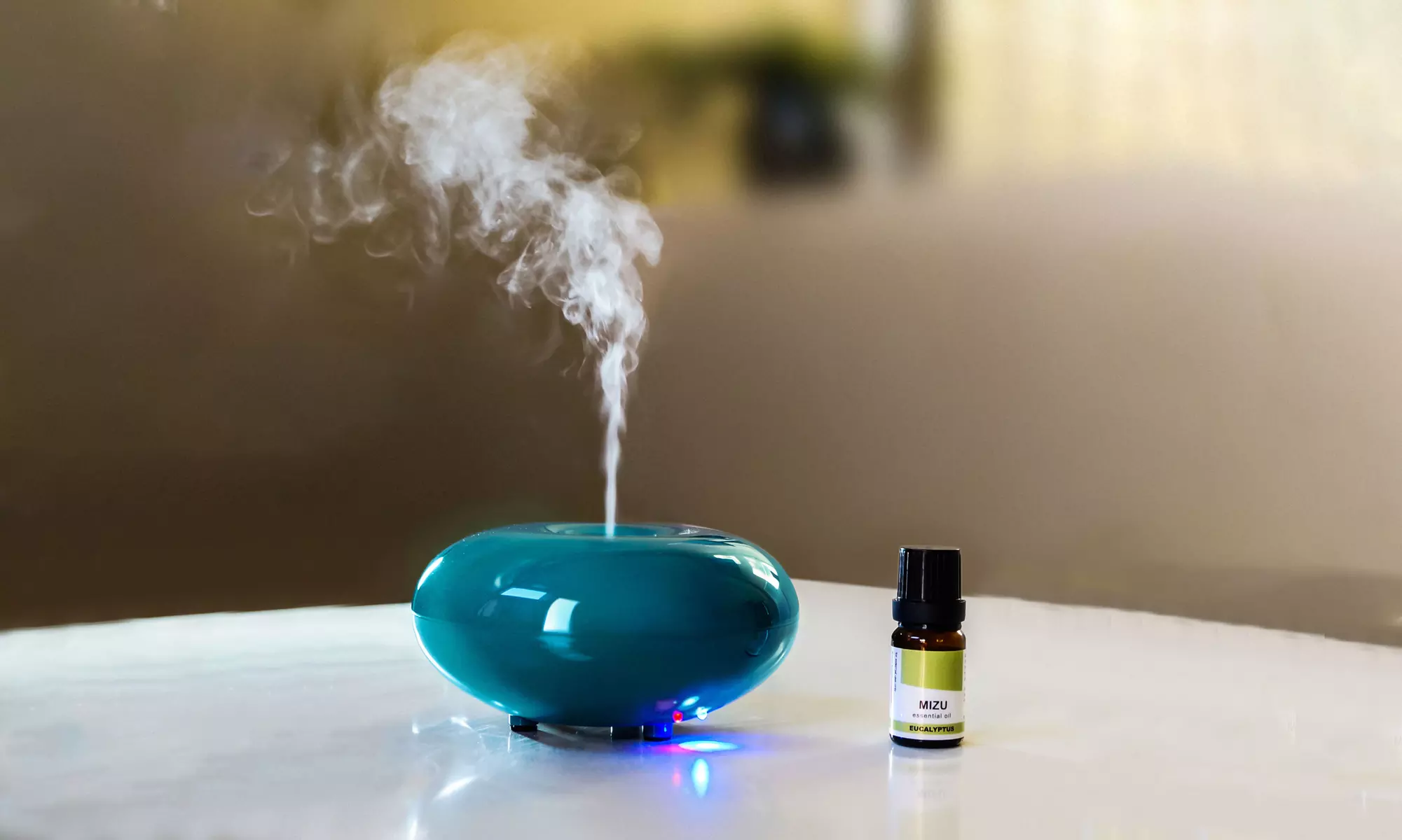 Ultrasonic Aromatherapy-Diffuser Humidifier with Free Bottle of Oil - Second Medium