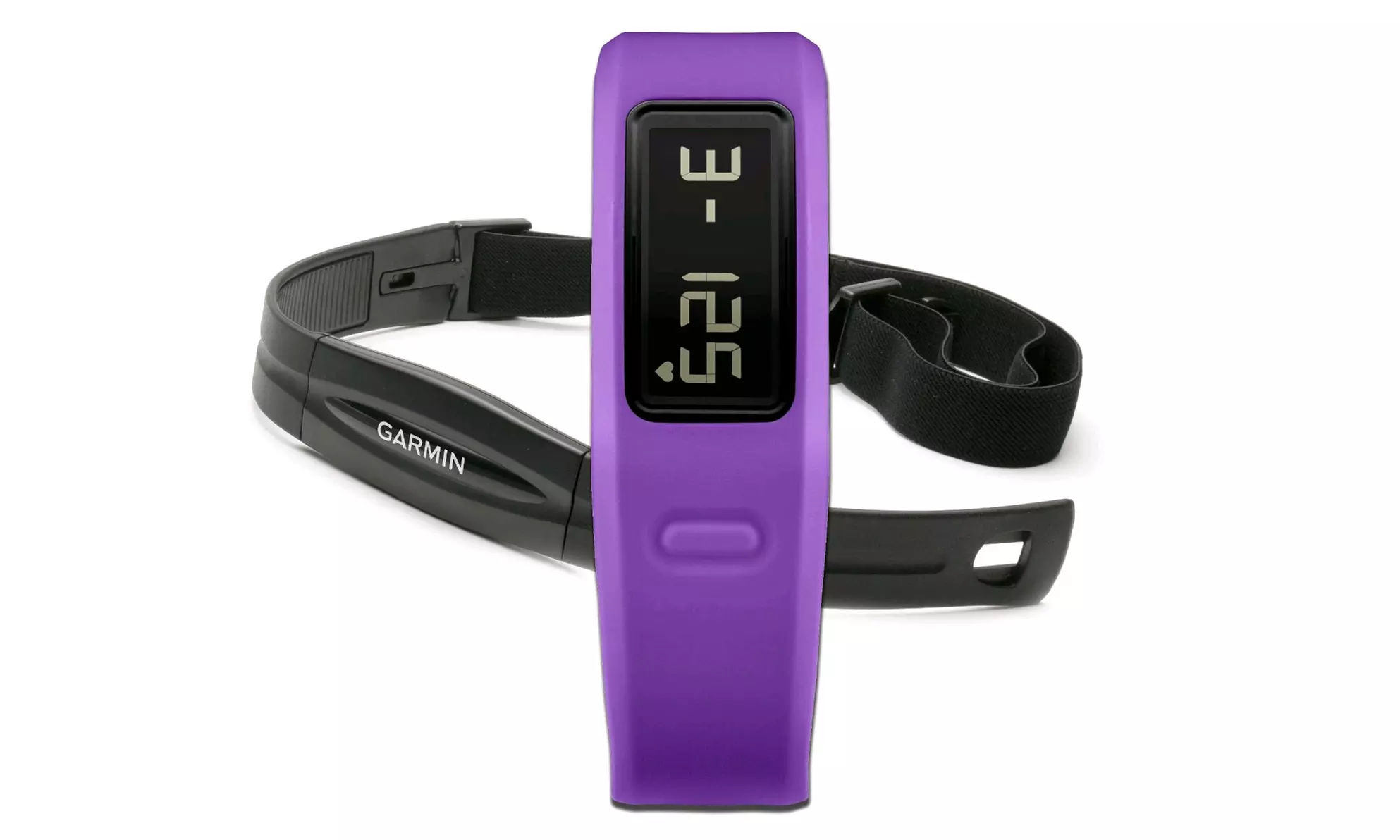 Garmin Vívofit Fitness Band with Heart-Rate Monitor in Red or Purple - Second Medium