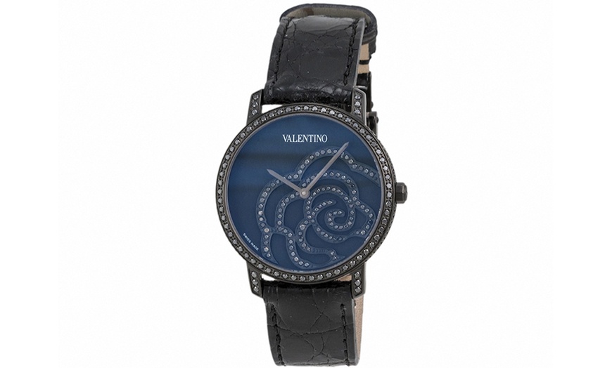 Valentino leather cheap watch price