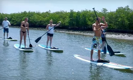$45 for Two Admissions to Paddleboarding Lesson and River Tour from New Smyrna Stand Up ($90 Value) - Primary Image
