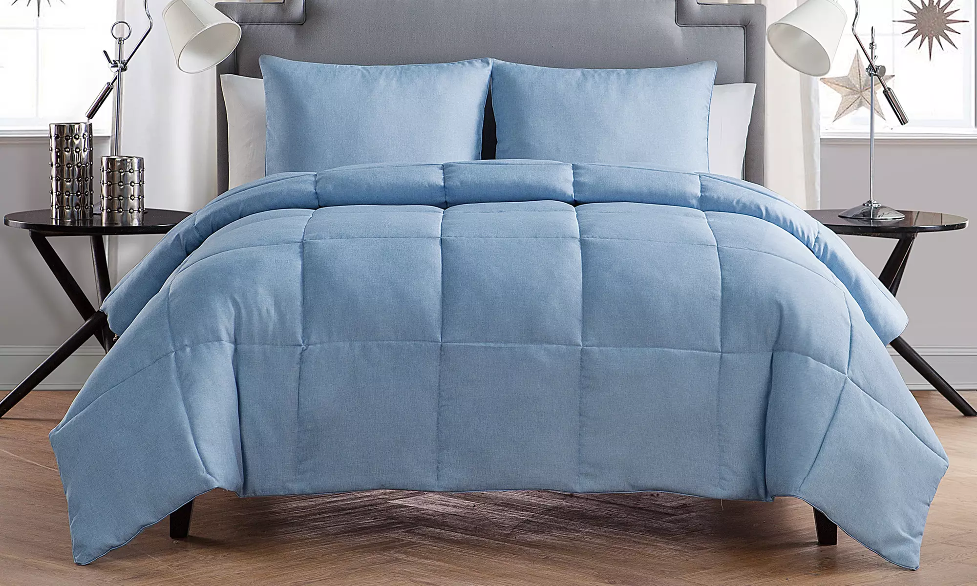 Chambray Down-Alternative Comforter Set - Second Medium