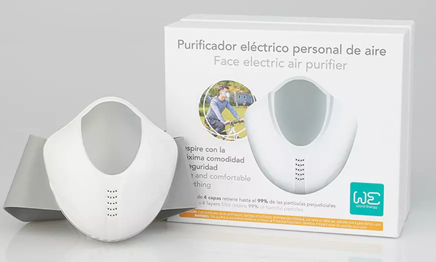 Image 7: Mondmasker met elektrische luchtreiniger