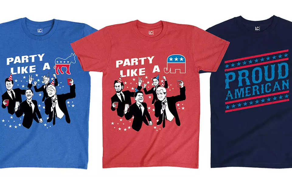 Men's Political Party T-Shirts - Primary Image