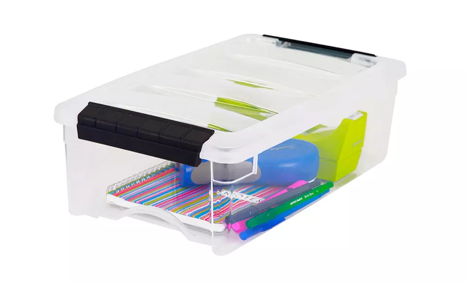 Set of 10 Stack & Pull Modular Storage Boxes - Second Medium