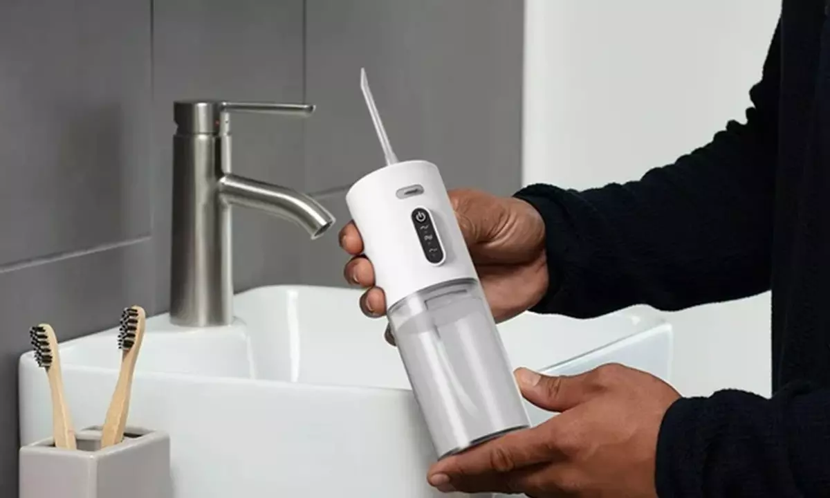 Elektrischer Munddusche 280 ml mit 5 Düsen