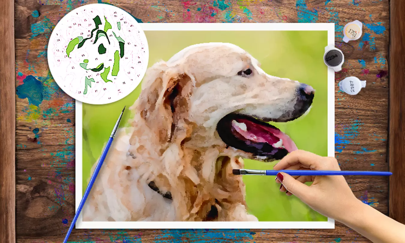 Malen nach Zahlen – eigenes Bild