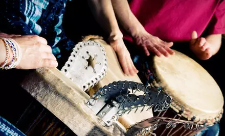 Four or Eight African Drum or Dance Lessons from Dancing Moon Multicultural Arts Company (72% Off) - Primary Image