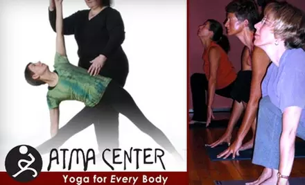 $30 for Five Yoga Classes at Atma Center ($65 Value) - Primary Image
