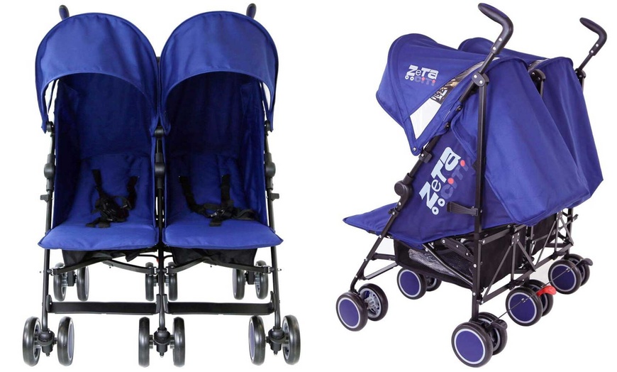 Image 6: Precious Little One Twin Stroller