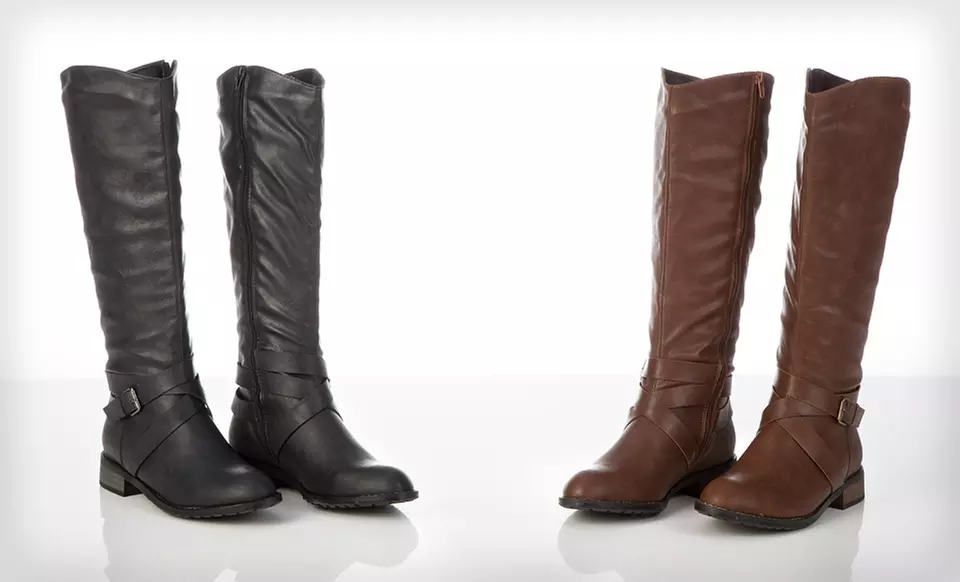 $38 for One Pair of Bucco Becka Riding Boots ($120 List Price). Multiple Options Available. Free Shipping and Returns. - Primary Image
