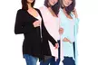 Isaac Liev Women's Lightweight Cardigan with Outside Pockets (3-Pack). Plus Sizes Available. - Image 3
