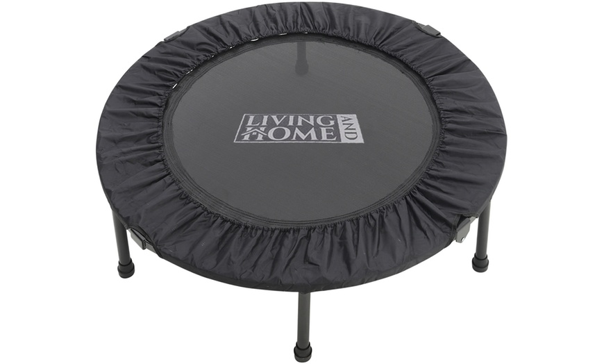 Image 1: 38-Inch Foldable Round Exercise Trampoline