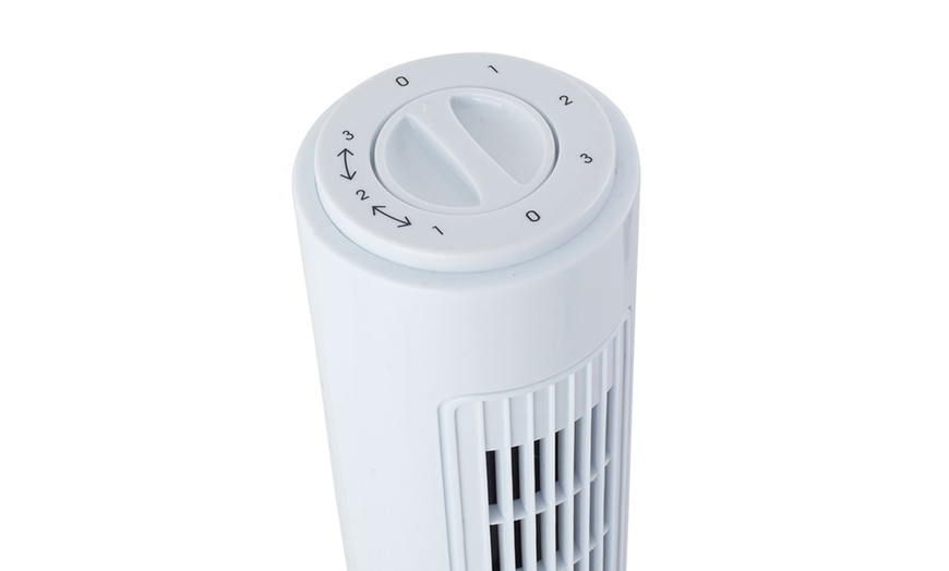 Image 8: 50W Oscillating Tower Fan