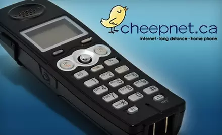 $27 for Unlimited Long Distance Phone Service Anywhere in Canada for Six Months ($60 Value) or $49 for Unlimited Long Distance Phone Service in North America and 50 Countries World Wide for Six Months ($120 value) from Cheepnet.ca  - Primary Image