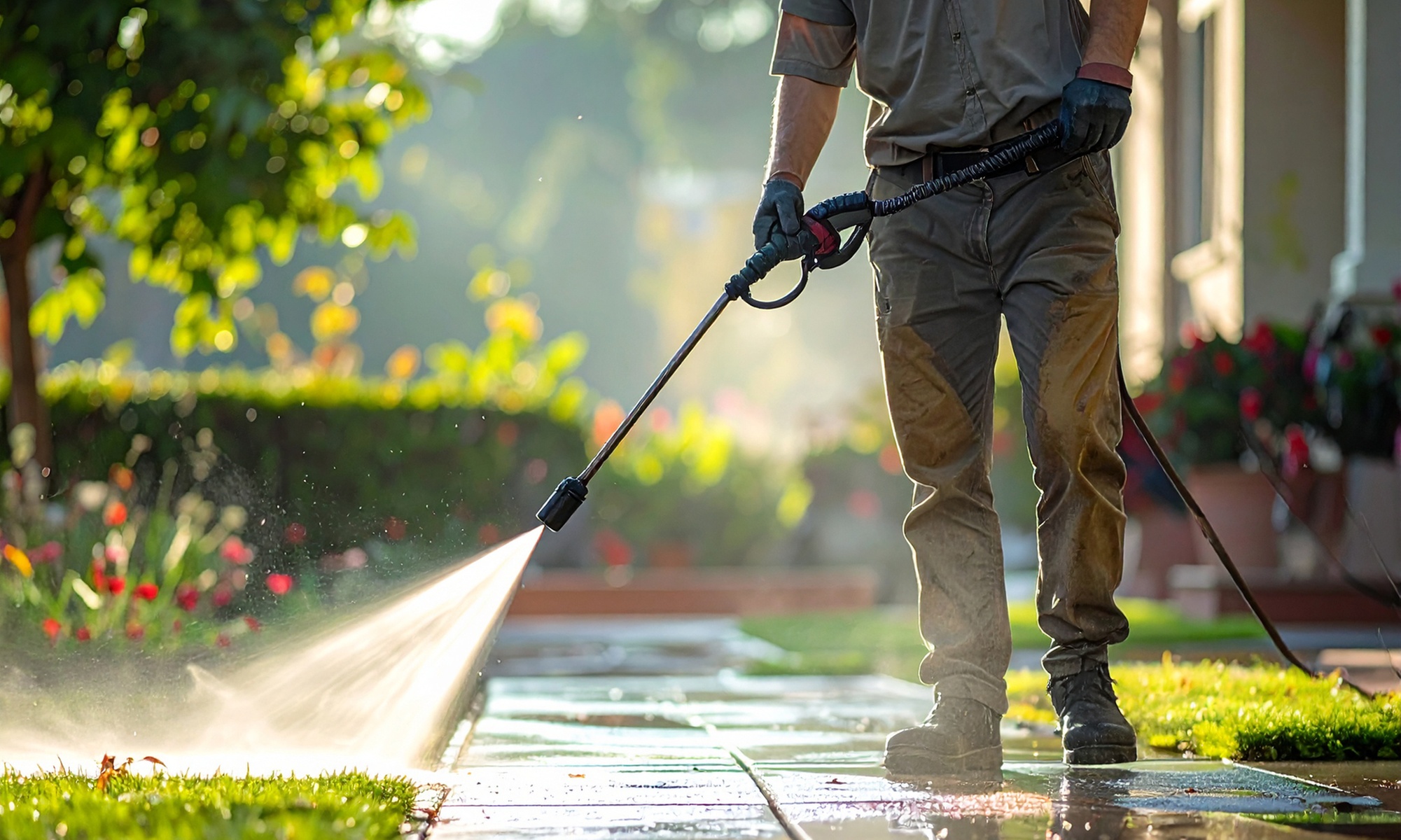 Pressure Washing for a 1or 2 Story Home up to 2000  square feet