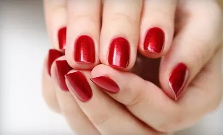 Spa Deluxe Manicure with Paraffin or Acrylic Nails at Nail Luxe - Primary Image