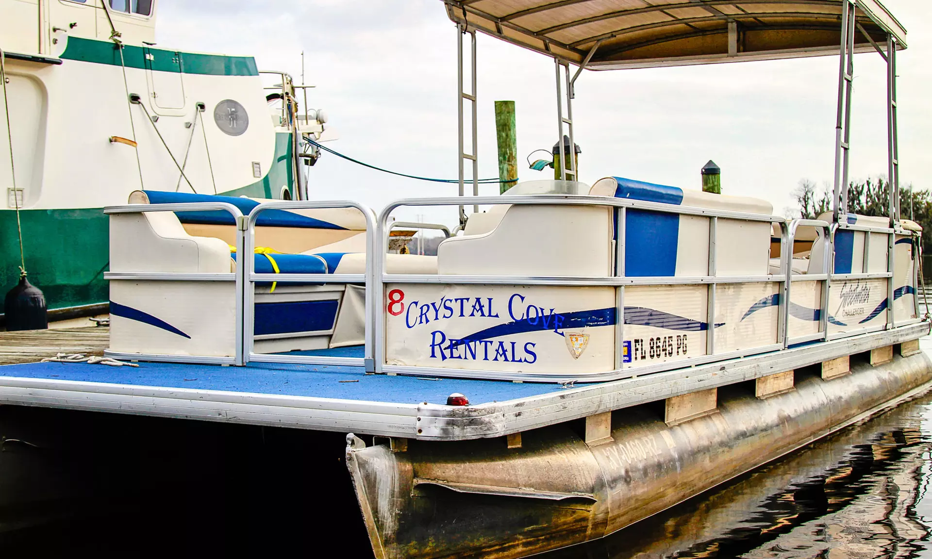$109 for a Six-Hour Pontoon Boat Rental at Crystal Cove Resort Marina ($199 Value) - Primary Image
