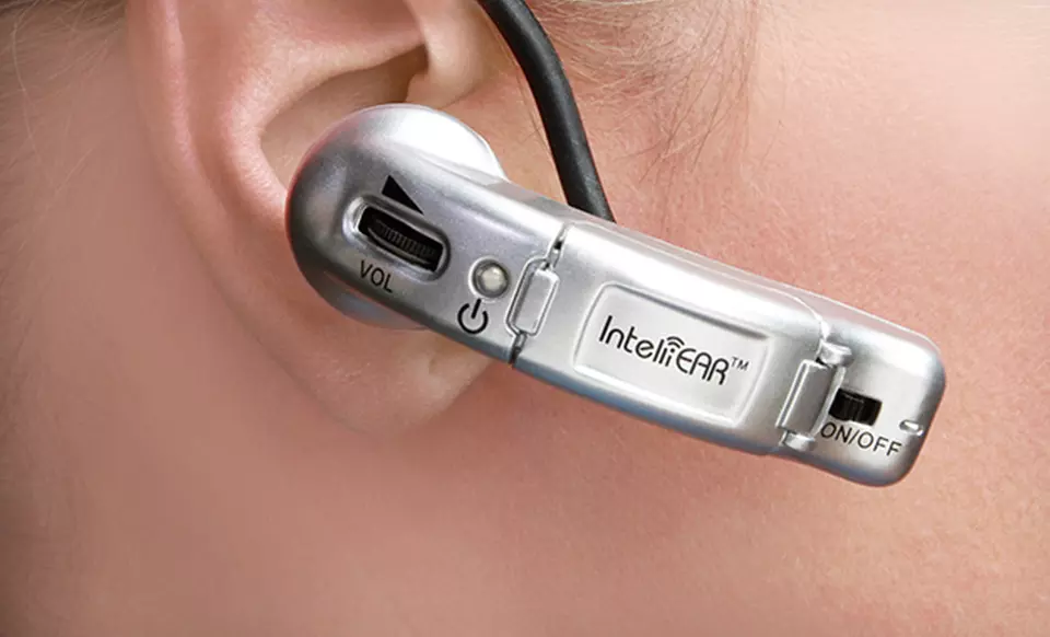 $9.99 for an IntelliEar Personal Sound Amplifier (ASI8488) ($19.99 List Price). Free Returns. - Primary Image