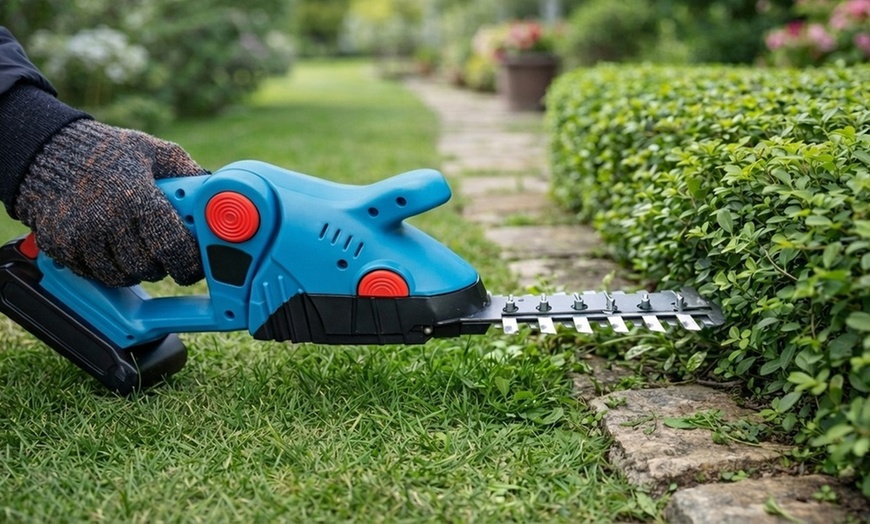 Image 2: Taille-haie et cisaille à gazon sans fil 2-en-1