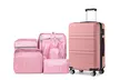1 ou 3 valises rigides Kono avec coque en ABS et 8 sacs de rangement, livraison offerte - Image 2