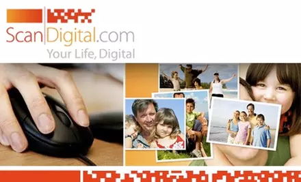 $40 for $100 Worth of Memory Preservation from ScanDigital Photo and Video Digitization - Primary Image