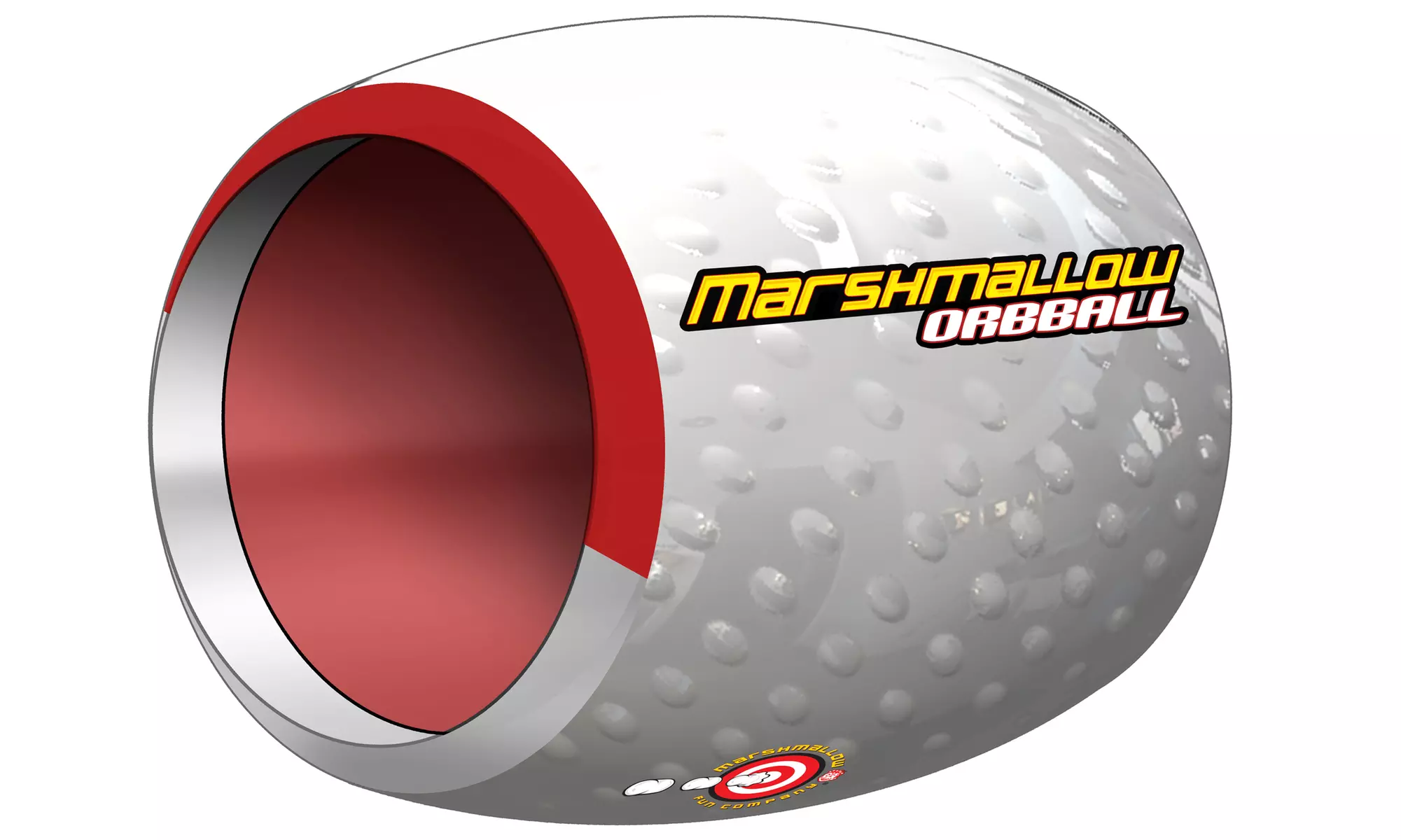 Marshmallow Orbball Hollow Core Football - Primary Image