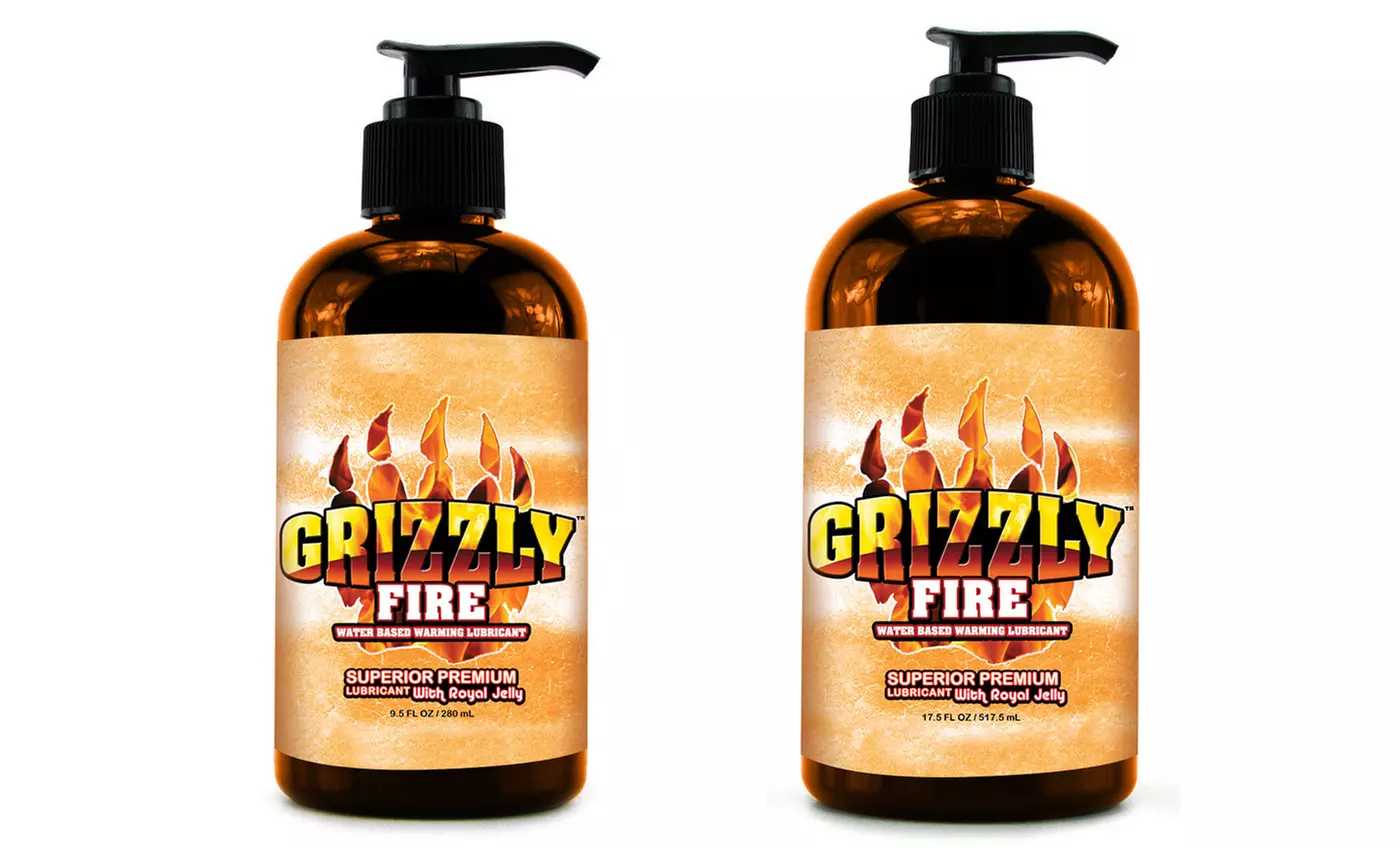 Nature Lovin' Lubricants Grizzly Fire Warming Lubricant; 9.5 Oz. or 17.5 Oz. from $12.99–$17.99 - Primary Image