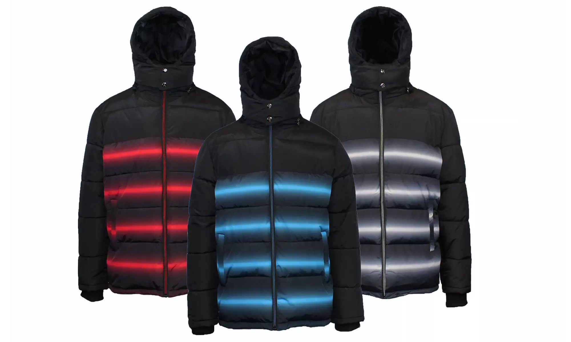 Spire by Galaxy Puffer Jacket with Detachable Hood - Primary Image