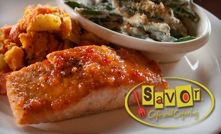 $12 for $25 Worth of Locally Sourced Lunch or Brunch Fare at Savor Cafe ($30 for Dinner) - Primary Image