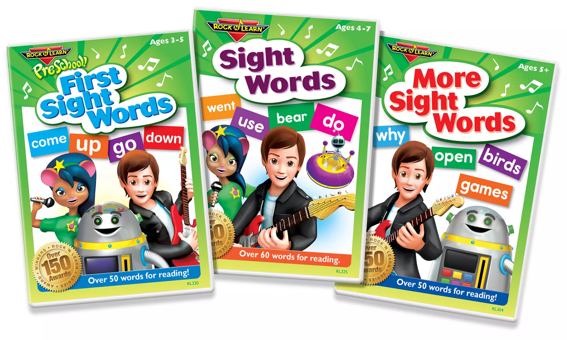 Rock 'N Learn 10-DVD Preschool Pack  - Second Medium