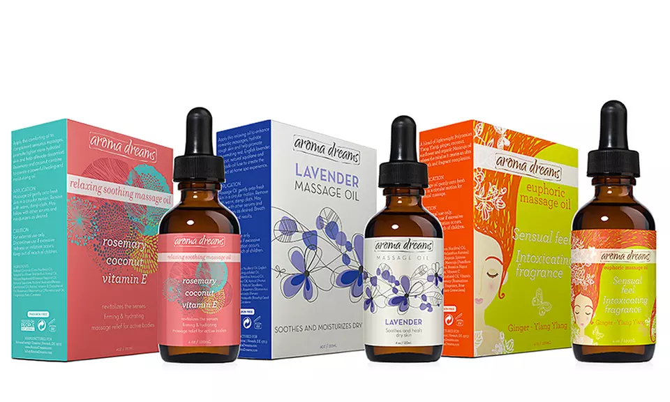 3-Pack Aroma Dreams Massage Oils - Primary Image