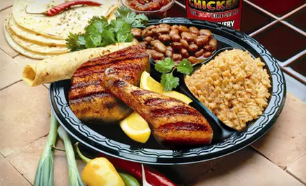 Chicken Dishes for 2 or More or 4 or More, or Burrito Party Platter for Up to 12 from Charo Chicken (Up to 56% Off) - Primary Image