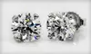 Third- or Half-Carat Diamond Stud Earrings in 14-Karat White Gold from Diamond Connects (Up to 84% Off)